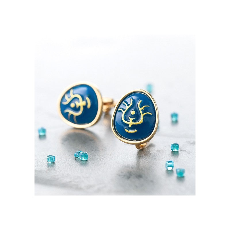 BIJOU BOUCLE D’OREILLES À CLIPS CRISTAL VOLUCITE - LE CHÂTEAU DANS LE