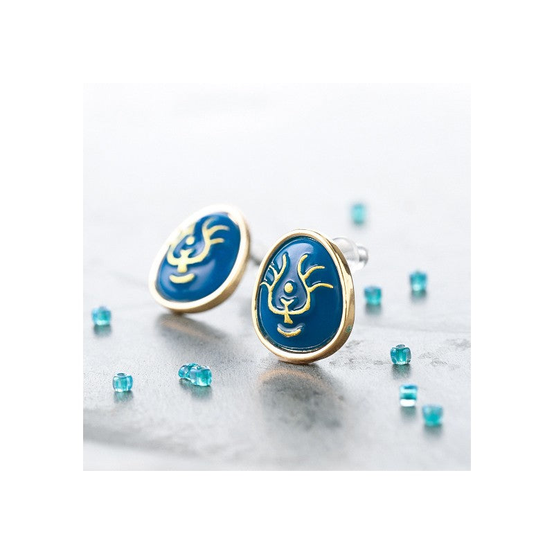 BIJOU BOUCLE D’OREILLES CRISTAL VOLUCITE - LE CHÂTEAU DANS LE CIEL