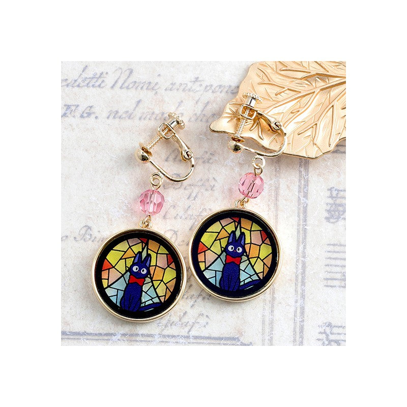 BIJOU BOUCLES D’OREILLES À CLIPS JIJI VITRAIL - KIKI LA PETITE SORCIÈ