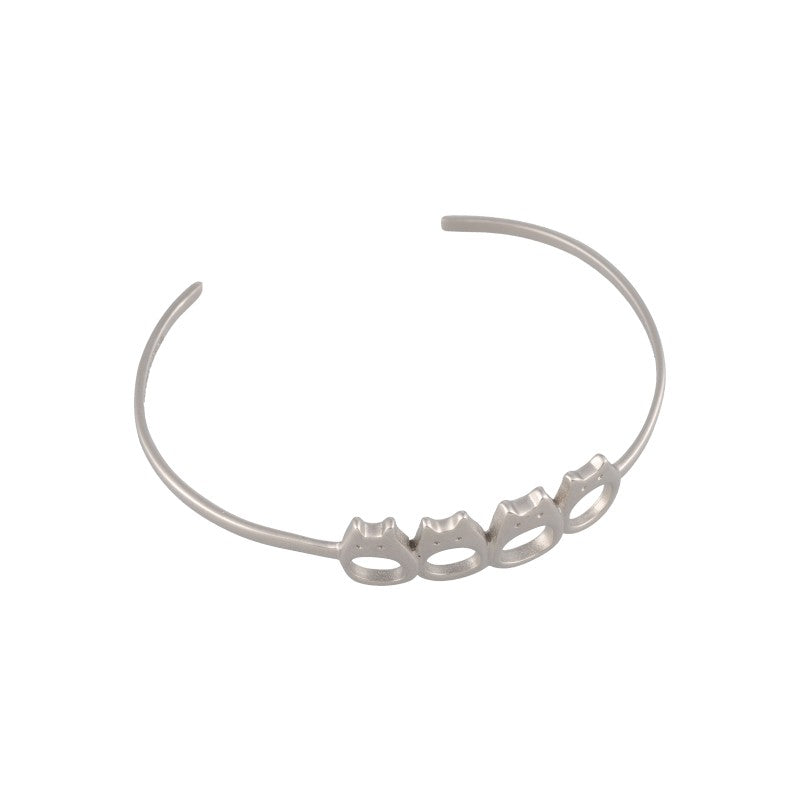 BIJOU BRACELET GUIRLANDE TOTORO BLANC METAL- MON VOISIN TOTORO