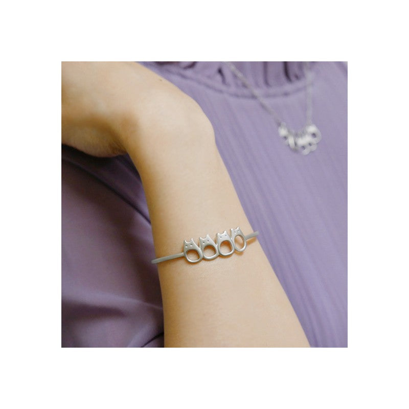 BIJOU BRACELET GUIRLANDE TOTORO BLANC METAL- MON VOISIN TOTORO