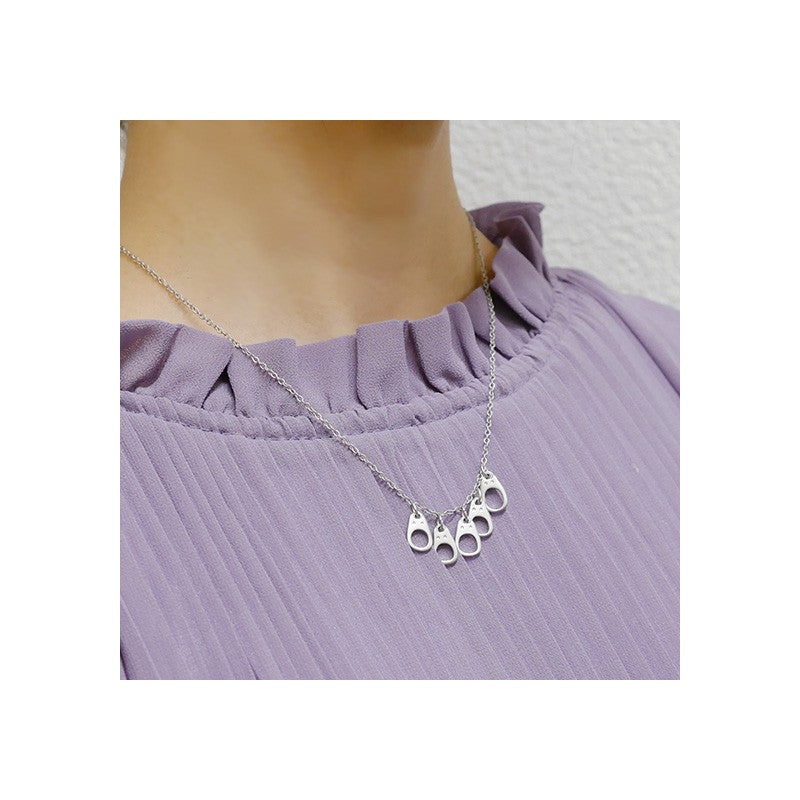 BIJOU COLLIER TOTORO BLANC METAL- MON VOISIN TOTORO