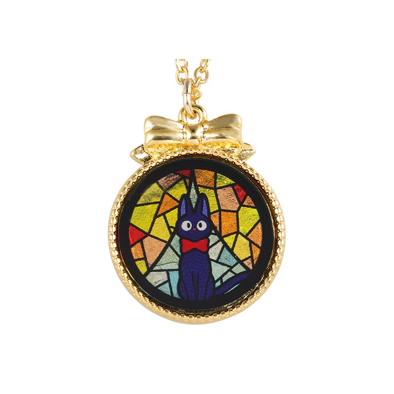 BIJOU PENDENTIF JIJI VITRAIL - KIKI LA PETITE SORCIÈRE