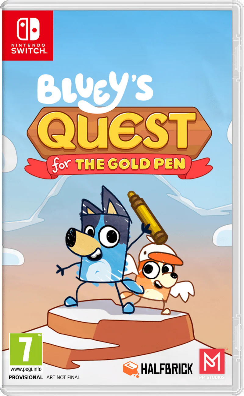 Bluey's Quest for the Gold Pen