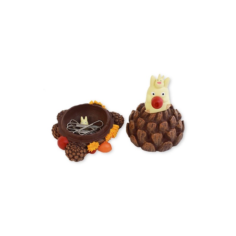 BOÎTE À RANGEMENT TOTORO BLANC POMME DE PIN - MON VOISIN TOTORO