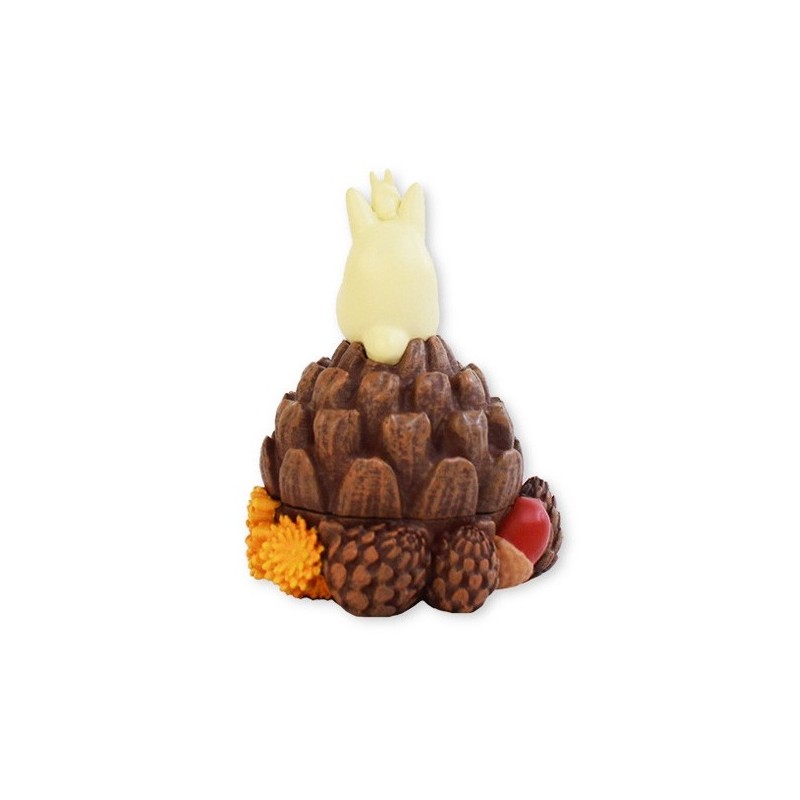BOÎTE À RANGEMENT TOTORO BLANC POMME DE PIN - MON VOISIN TOTORO