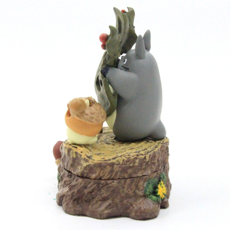 BOÎTE À RANGEMENT TOTORO MASQUE DE FEUILLE - MON VOISIN TOTORO
