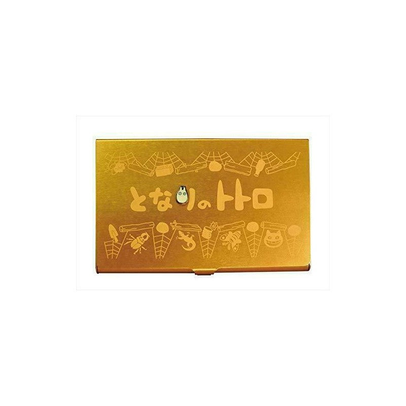 BOÎTE MÉTAL CARTES DE VISITE GÉNÉRIQUE ORANGE - MON VOISIN TOTORO