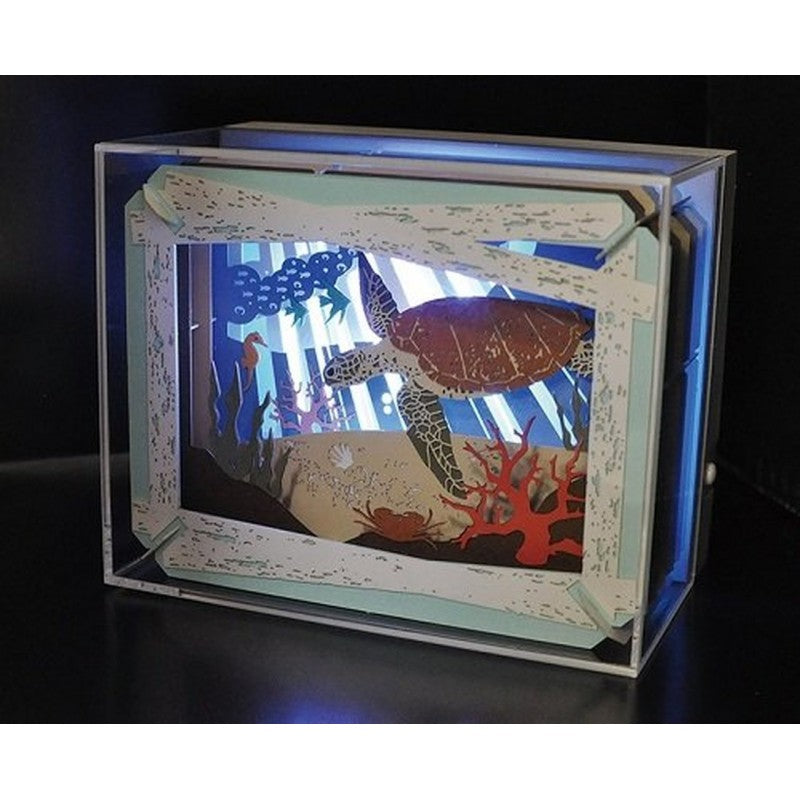 BOÎTIER RETRO ÉCLAIRÉ POUR THÉÂTRE DE PAPIER