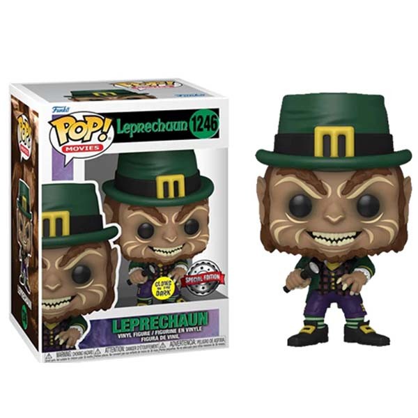 Funko Pop! Movies: Leprechaun - Leprechaun with Flashlight (Glow in the Dark) - Smartoys Exclusive - flash vidéo