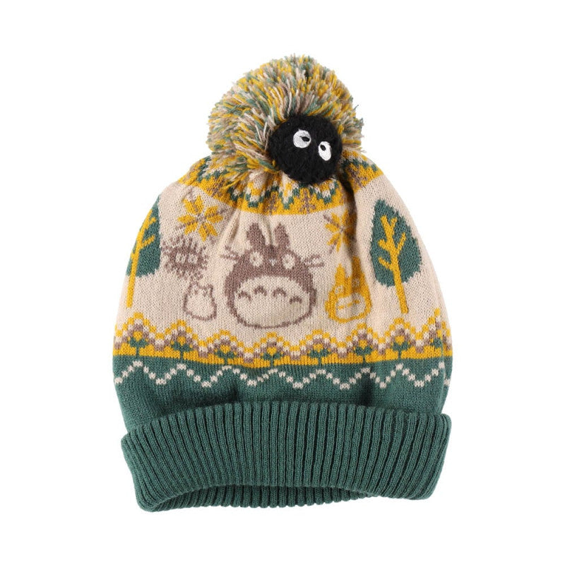 BONNET À POMPON TOTORO & NOIRAUDES - MON VOISIN TOTORO