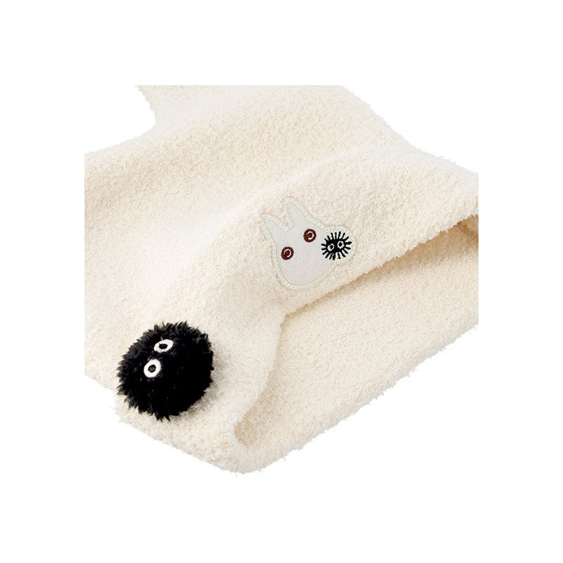 BONNET LAINE À OREILLES TOTORO BLANC - MON VOISIN TOTORO