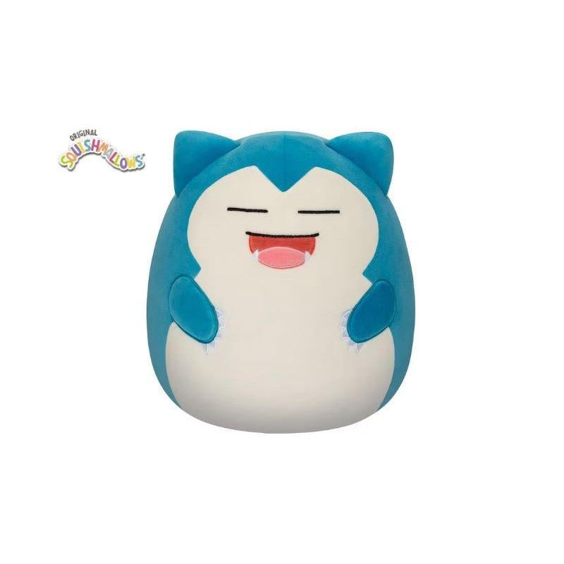 Pokémon - Squishmallow Vague 2 - Peluche moyenne Ronflex 25cm - flash vidéo