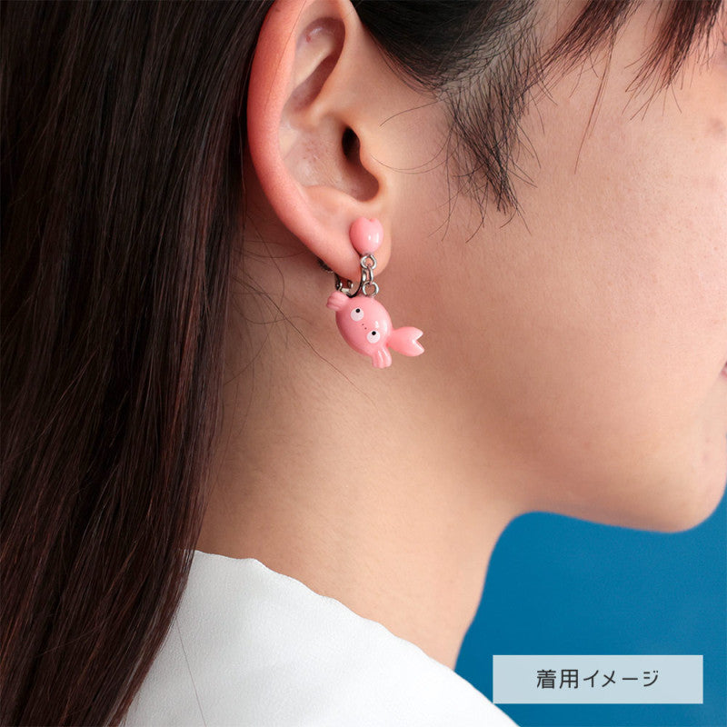 BOUCLE D’OREILLES CLIP MEI CRABE - MON VOISIN TOTORO