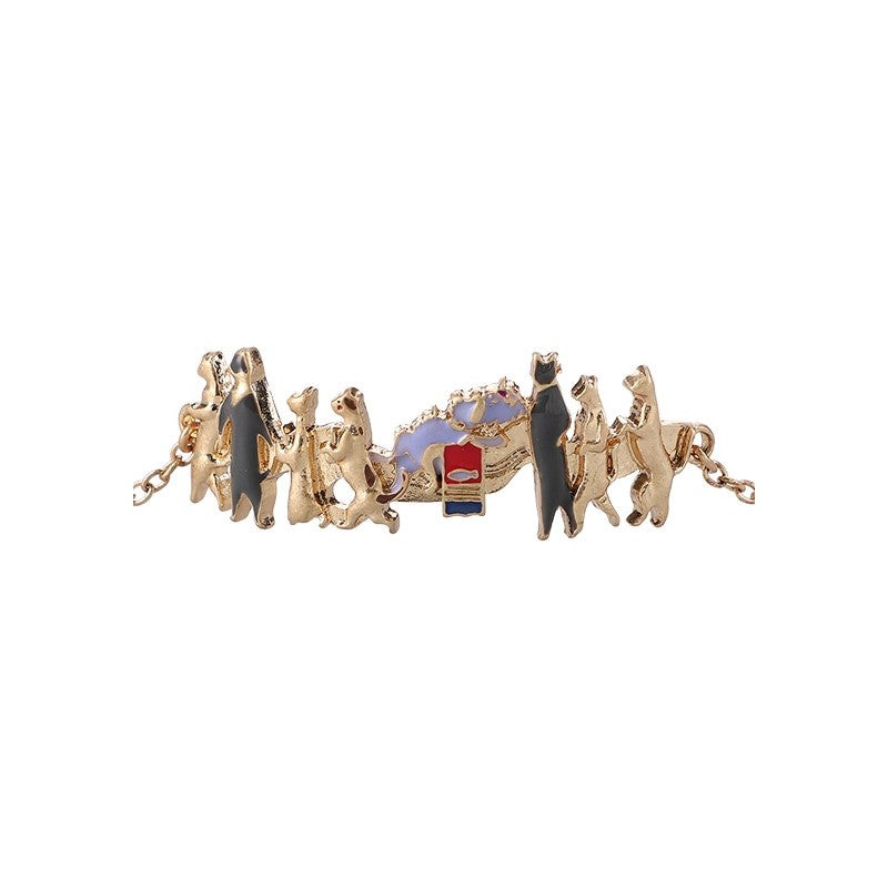 BRACELET DÉFILÉ DES CHATS - LE ROYAUME DES CHATS