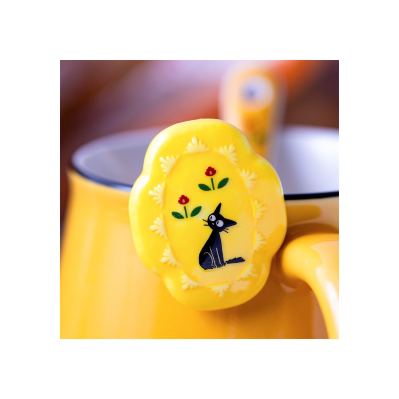 BROCHE FANTAISIE JAUNE JIJI - KIKI LA PETITE SORCIÈRE