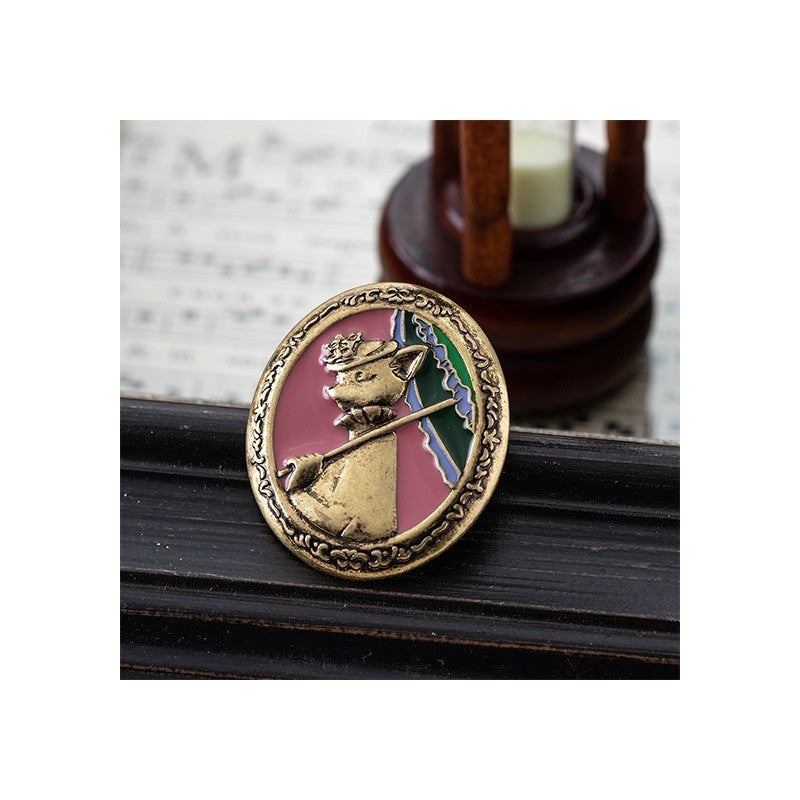 BROCHE VINTAGE LOUISE - LE ROYAUME DES CHATS