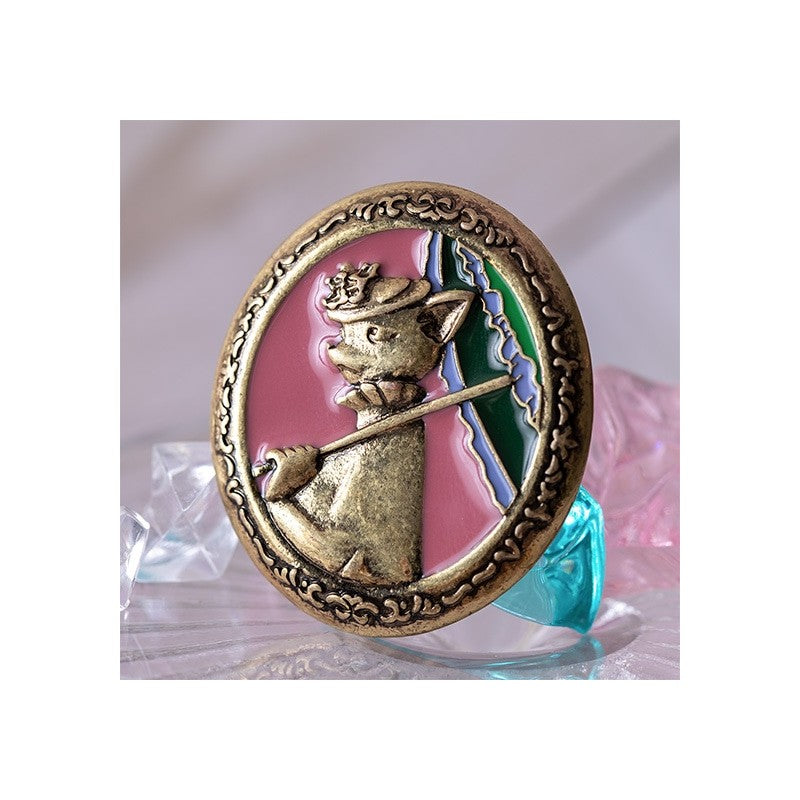 BROCHE VINTAGE LOUISE - LE ROYAUME DES CHATS
