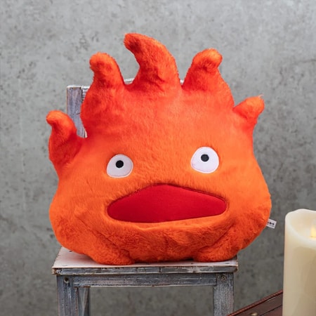 Ghibli - Le Château ambulant - Peluche Calcifer Géante - flash vidéo