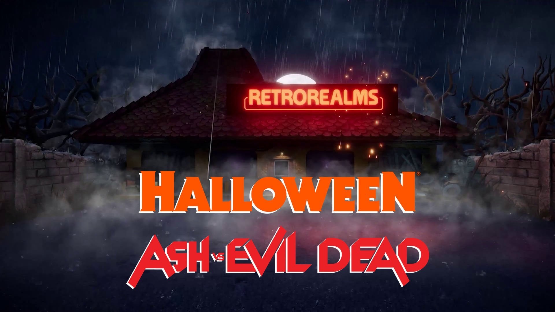 Halloween & Ash vs Evil Dead Retro Realms - flash vidéo