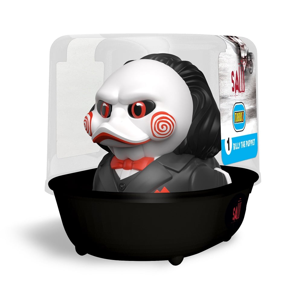 Numskull - TUBBZ Canard de bain - Saw - Billy The Puppet (Première Édition) - 9cm - flash vidéo