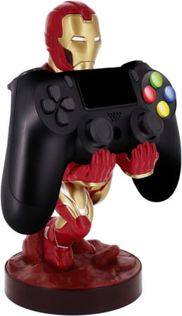 Cable Guys - Marvel - Iron Man Support Chargeur pour Téléphone et Manette - flash vidéo