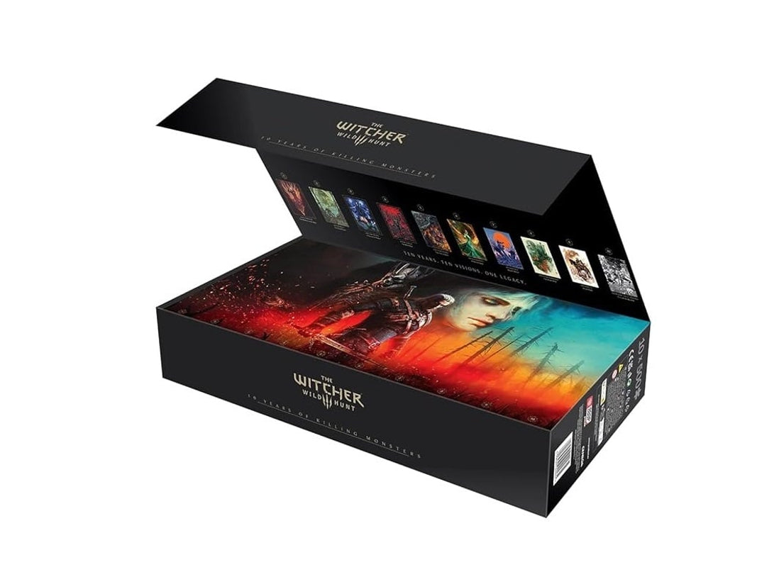 Good Loot - The Witcher 3: Wild Hunt - Puzzle "10 Years of Killing Monsters" 10 x 500pcs