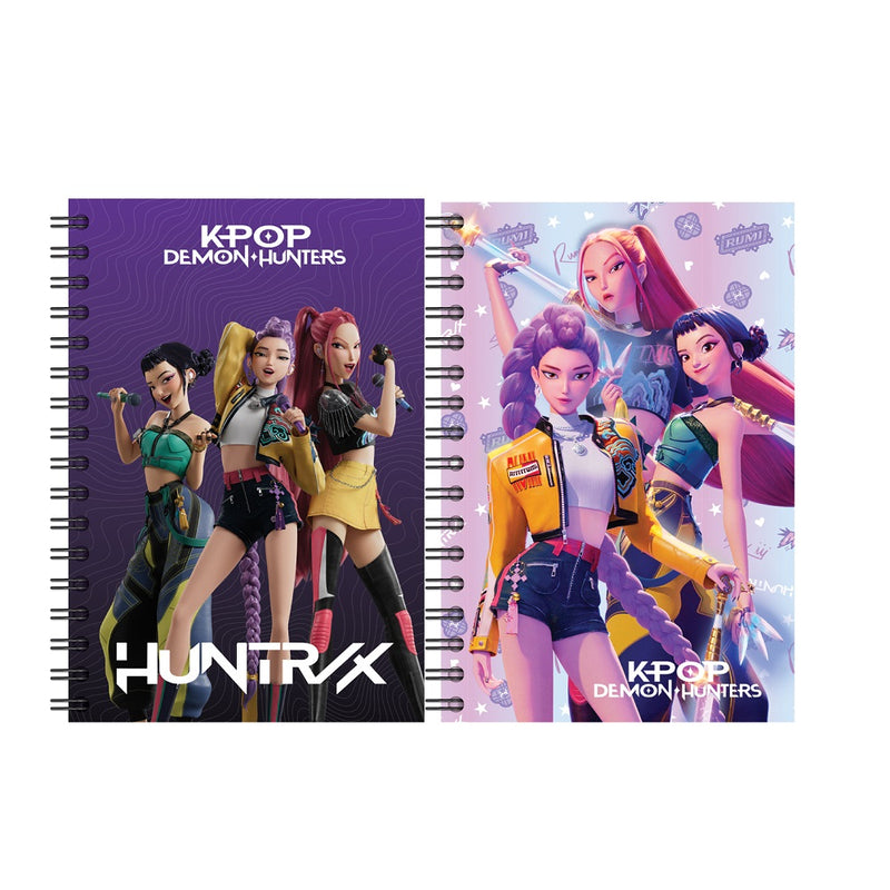 K-Pop Demon Hunters - Cahier à spirales B5 (70 Feuilles)