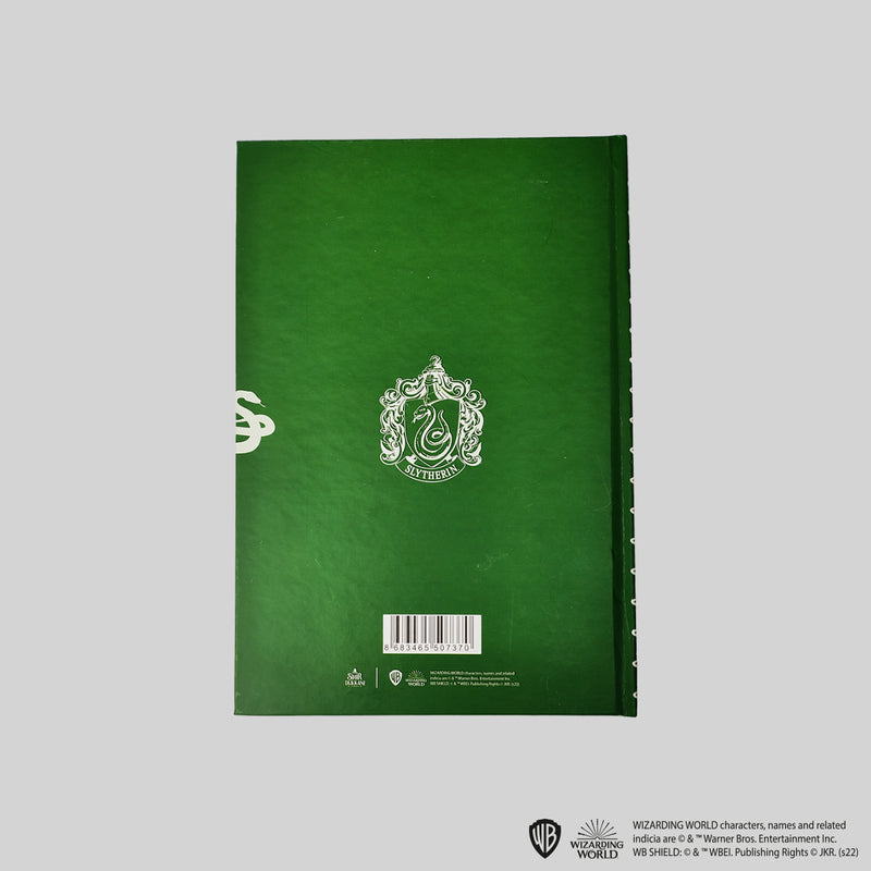 Wizarding World - Harry Potter - Cahier Rigide A5 - Serpentard