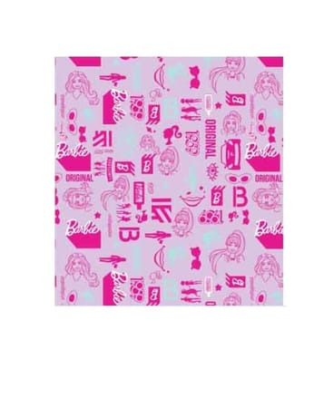 Mattel - Papier cadeau Barbie 70cm x 200cm - flash vidéo