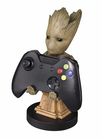 Cable Guys - Marvel - I Am Groot - Groot Support Chargeur pour Téléphone et Manette - flash vidéo