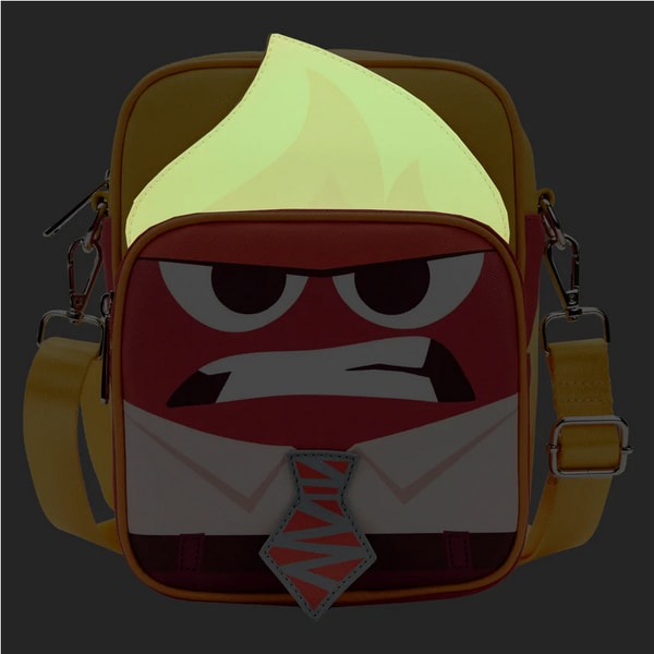 Loungefly: Disney Pixar - Inside Out - Anger Cosplay Passport Bag - flash vidéo