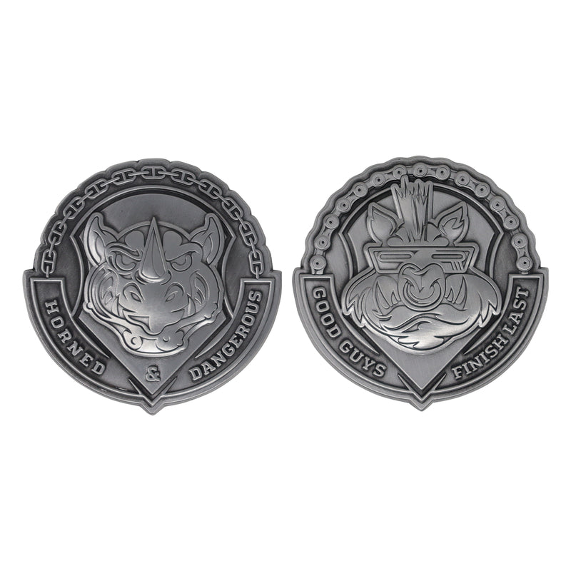 Teenage Mutant Ninja Turtles - Médaillon de collection "Bebop et Rocksteady" en Édition Limitée