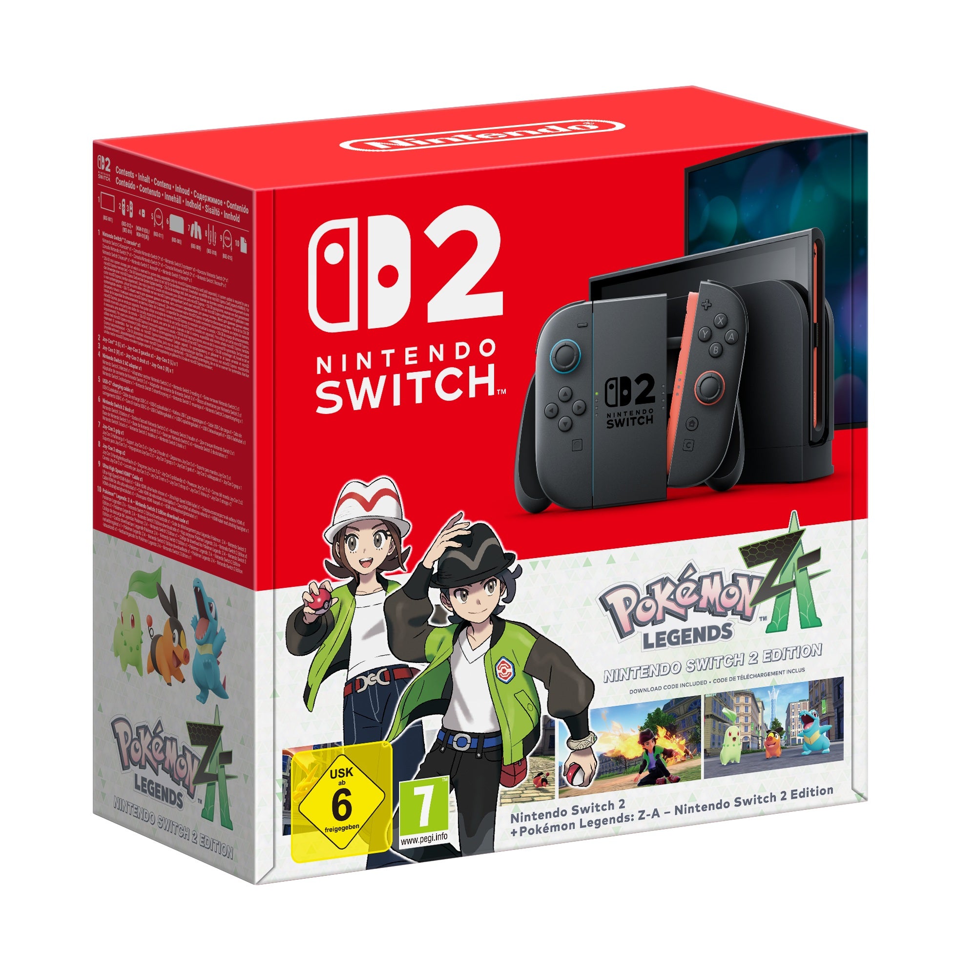 Console Nintendo Switch 2 + Légendes Pokémon : Z-A – Nintendo Switch 2 Edition (Code de téléchargement)