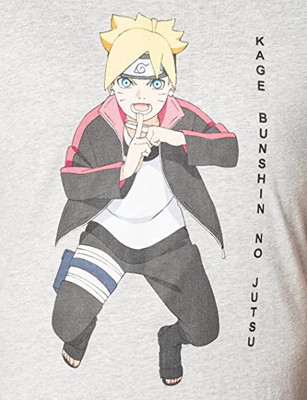 Boruto - Logo T-Shirt Gris - L