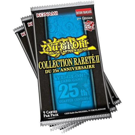 Yu-Gi-Oh! JCC - Pack de 2 Booster Collection Rareté du 25e Anniversaire II (Tuckbox cartonné) - flash vidéo