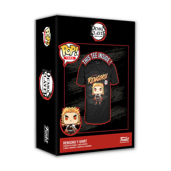 Funko NEWBoxed Tee: Demon Slayer - Rengoku - M - flash vidéo