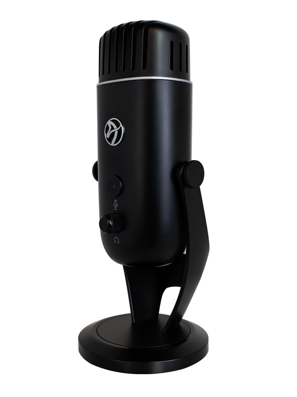 Arozzi Colonna - Microphone de streaming - Noir - flash vidéo