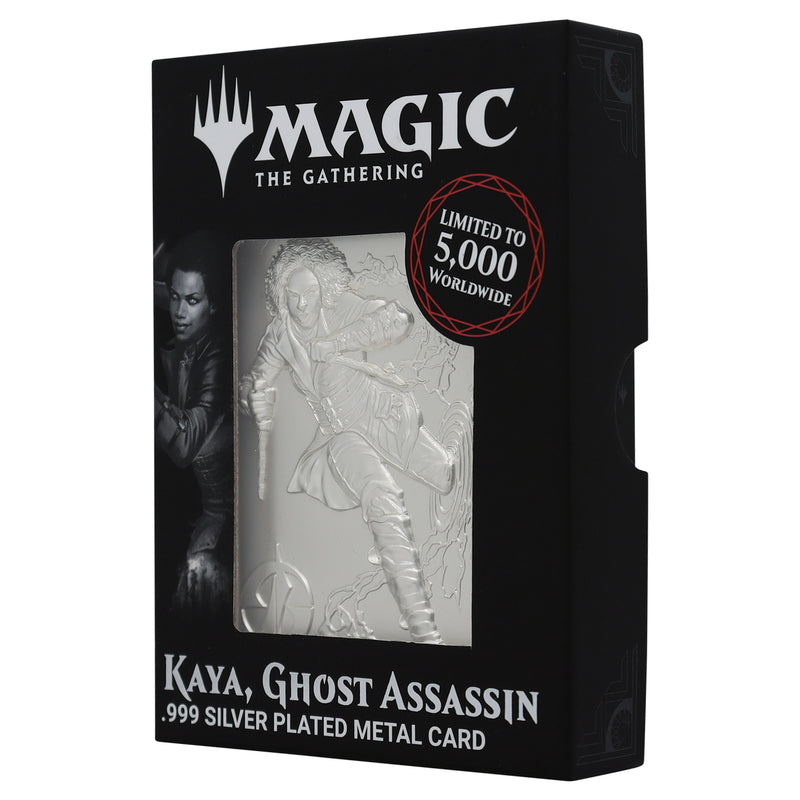 Magic: The Gathering - Lingot "Kaya, Ghost Assassin" plaqué argent .999 en Édition Limitée