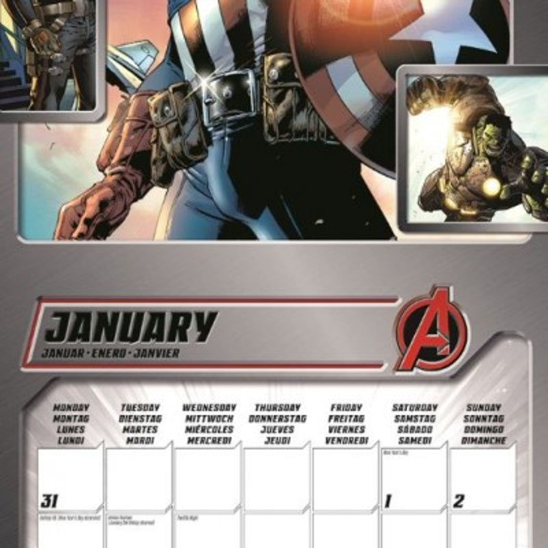 Marvel - Avengers Calendrier 2022