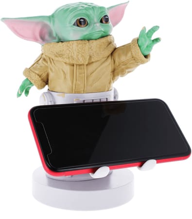 Cable Guys R.E.S.T - Le Mandalorien - Grogu Buste Support pour Téléphone et Manette - flash vidéo