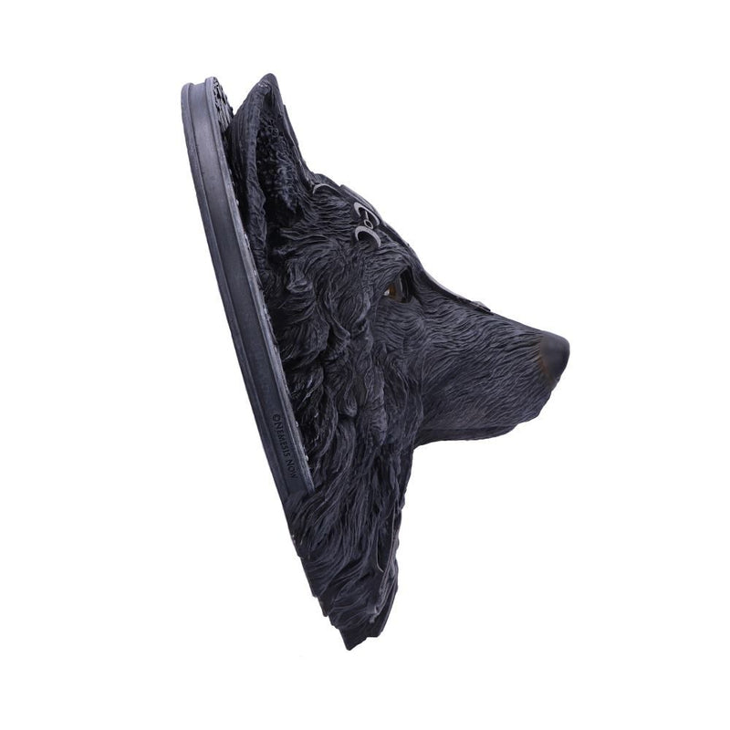 Wolf Moon - Plaque à suspendre Lune du loup magique gothique 30cm
