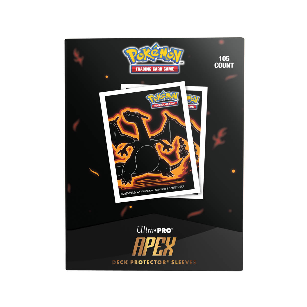 Ultra Pro - Pokémon JCC - Sachet de 105 protèges cartes Apex Neon Kanto Dracaufeu