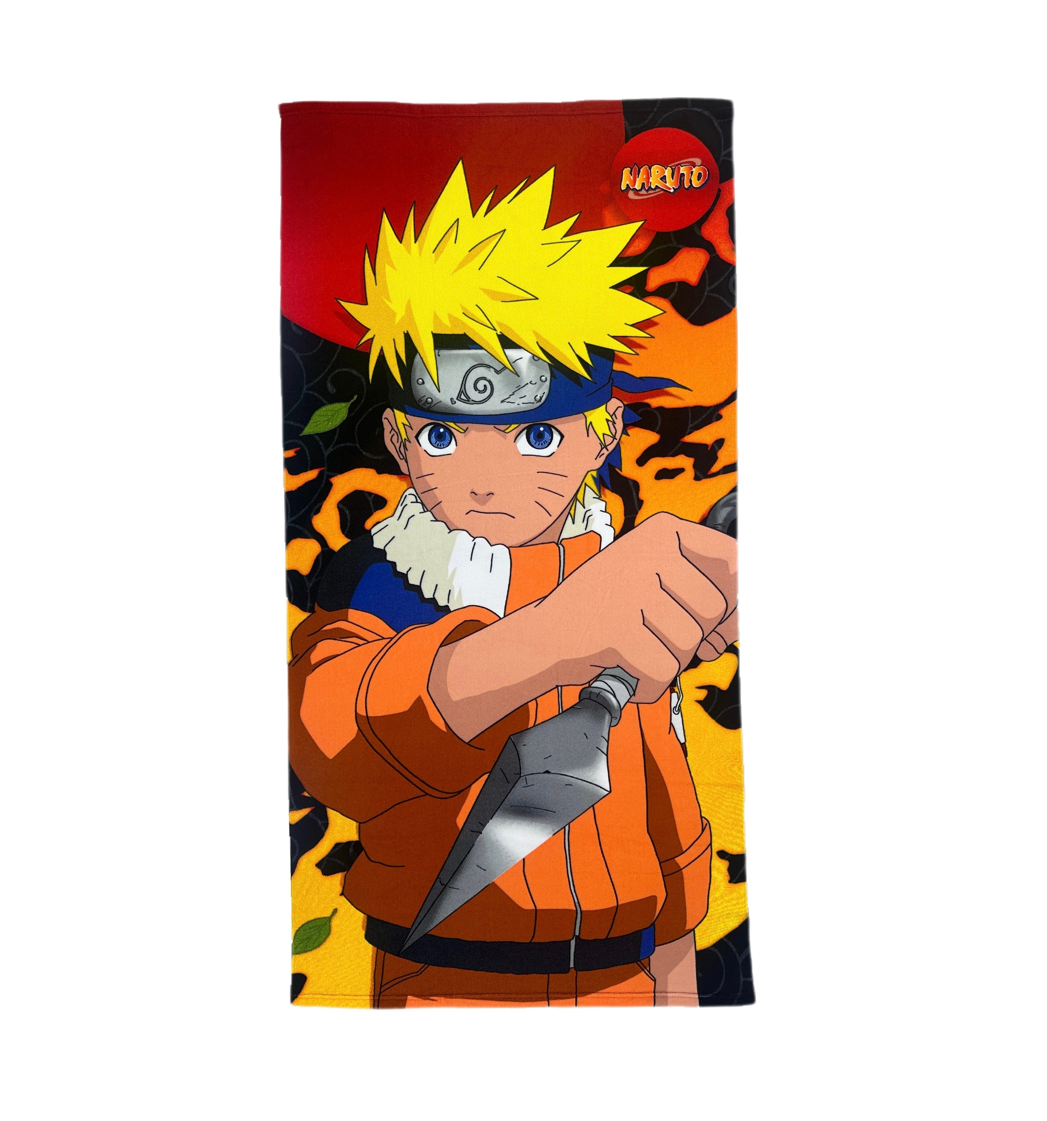 Naruto - Serviette de plage en microfibre "Hokage" (140x70cm) - flash vidéo