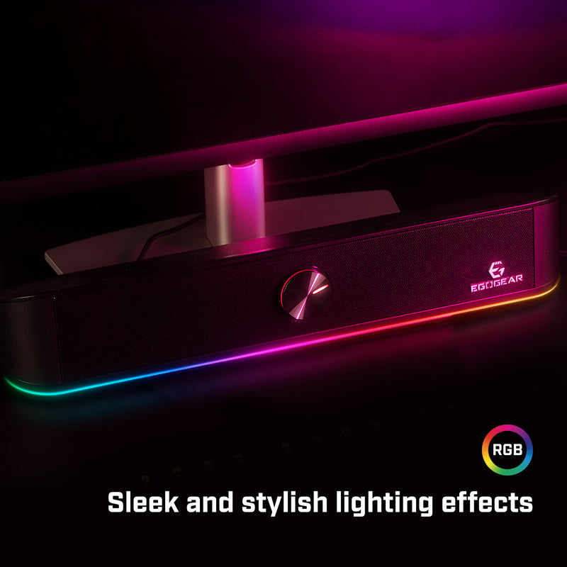 EgoGear - Barre de son de bureau RGB SAU50