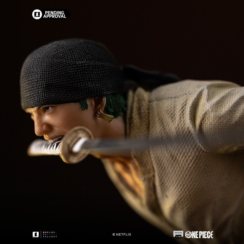 Iron Studios - Art Scale 1/10 - Netflix: One Piece - Roronoa Zoro Statue 19cm