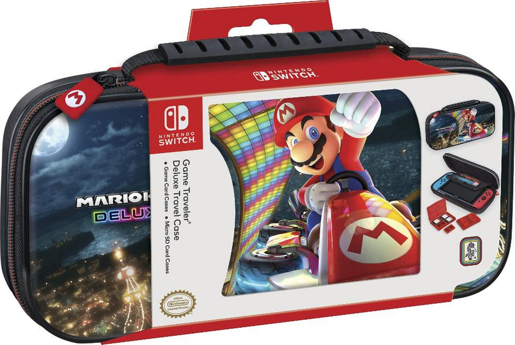 Big Ben - Pochette de transport deluxe officielle Mario Kart 8 pour Nintendo Switch, Switch Lite et Switch OLED