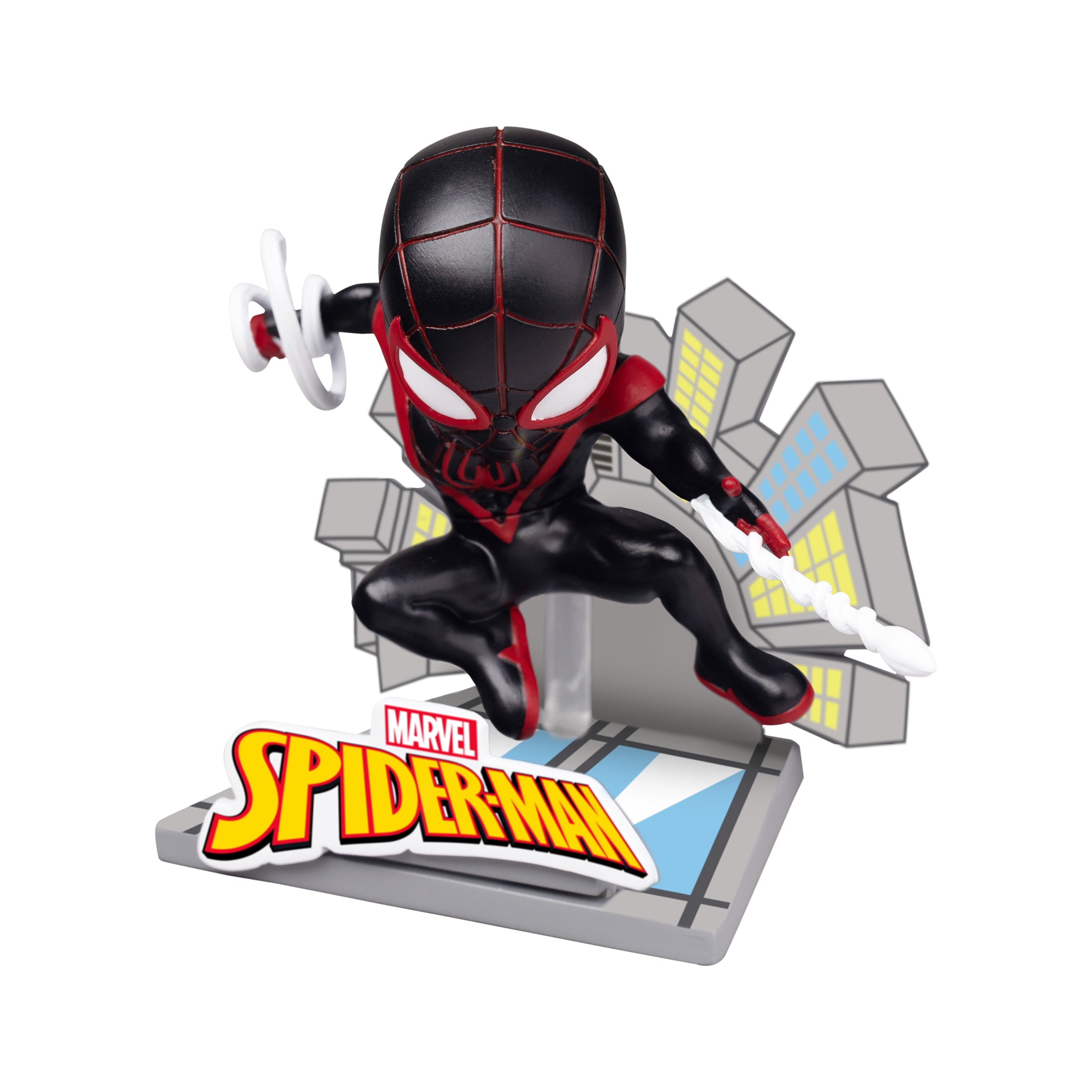 YuMe Hero Box Attack Series - Display blind box de figurines Spider-Man 8cm (12 unités)