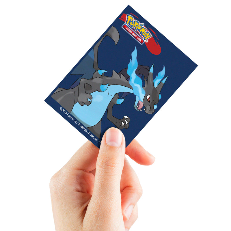 Ultra Pro - Pokémon JCC - Pochettes de protection de deck Méga-Dracaufeu X 65 pcs (66 x 91 mm)