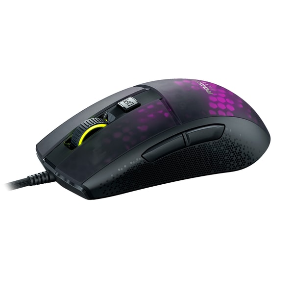 Roccat - Souris de jeu filaire optique ultralégère Burst Pro Noire - flash vidéo
